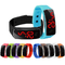 Candy Color Silicone Sports Watch , Fashion Rubber Led Watch Wristwatch