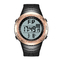 Interchangeable Bezel Silicone Sports Watch , Backlight Lcd Digital Watch