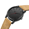 Japanese Movement Custom Design Watches 316L Men Leather Quartz Watch