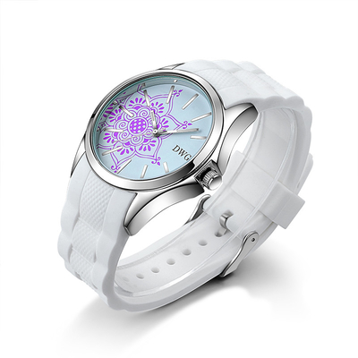 30mm Custom Women'S Watches Face Printed OEM Recyled Silicone Watch